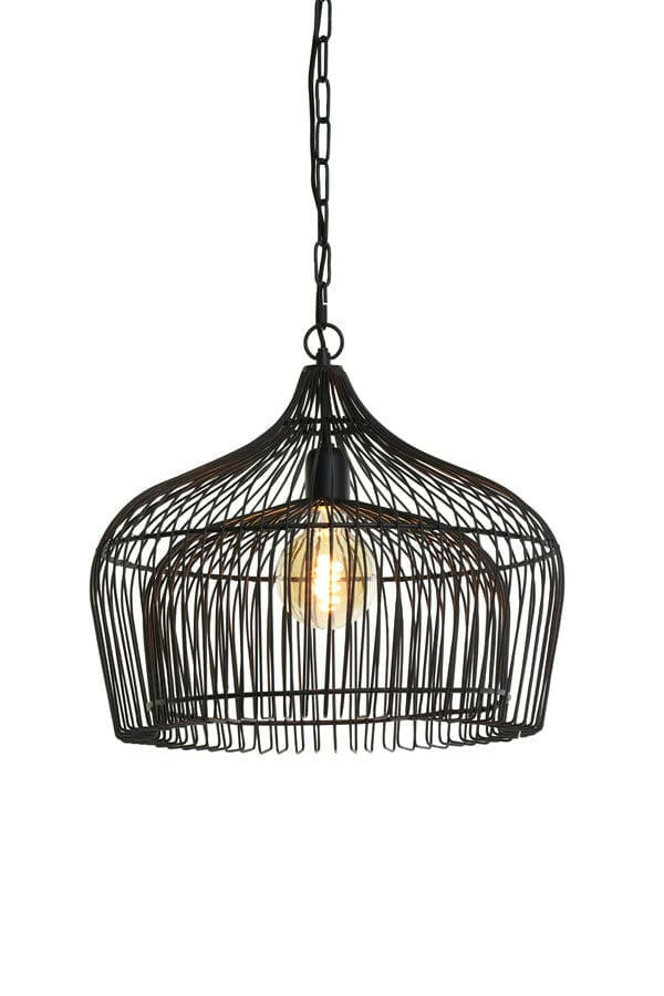 Light & Living Lighting Hanging lamp 58x47 cm KRISTEL matt black House of Isabella UK