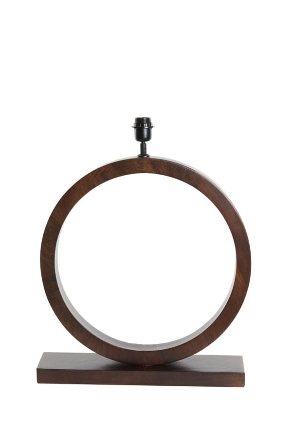 Light & Living Lighting Lamp base 51x13x54 cm TINAR wood matt russet House of Isabella UK