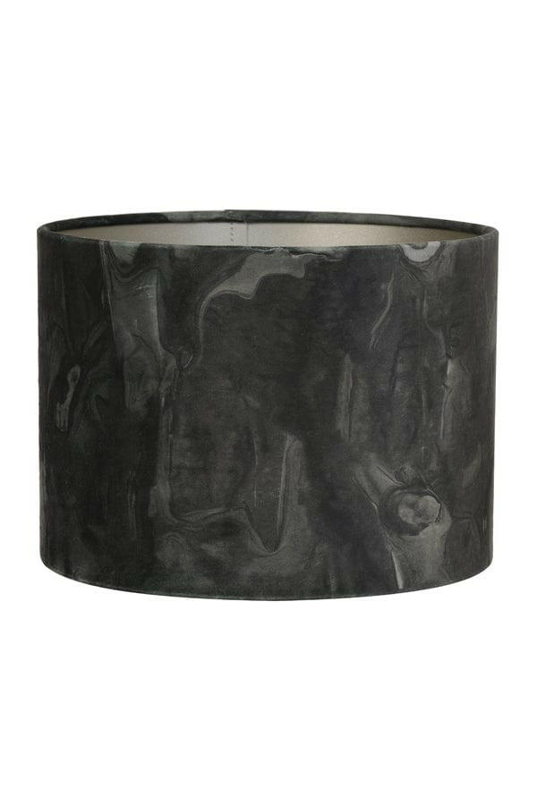 Light & Living Lighting Shade cylinder 20-20-15 cm MARBLE dark green House of Isabella UK