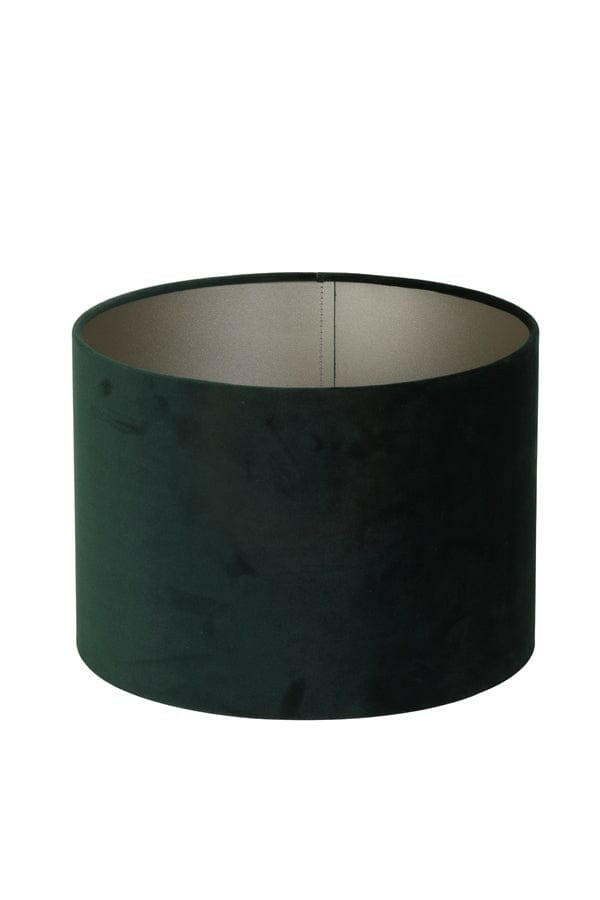 Light & Living Lighting Shade cylinder 20-20-15 cm VELOURS dutch green House of Isabella UK