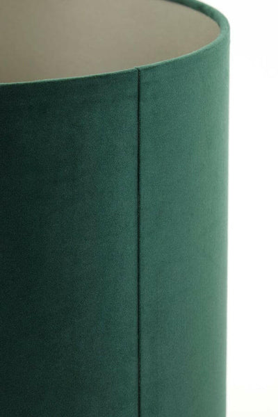 Light & Living Lighting Shade cylinder 20-20-15 cm VELOURS dutch green House of Isabella UK