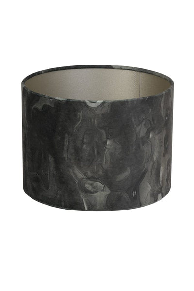 Light & Living Lighting Shade cylinder 25-25-18 cm MARBLE dark green House of Isabella UK