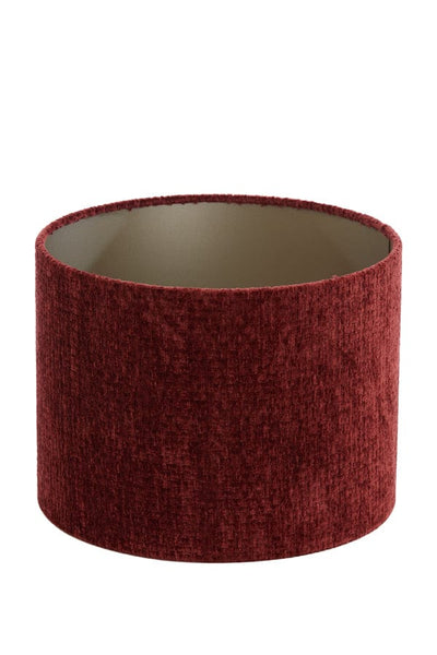 Light & Living Lighting Shade cylinder 25-25-18 cm RUBY red House of Isabella UK