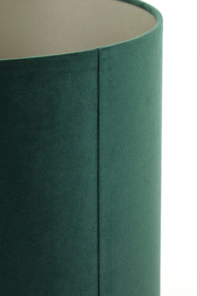 Light & Living Lighting Shade cylinder 25-25-18 cm VELOURS dutch green House of Isabella UK