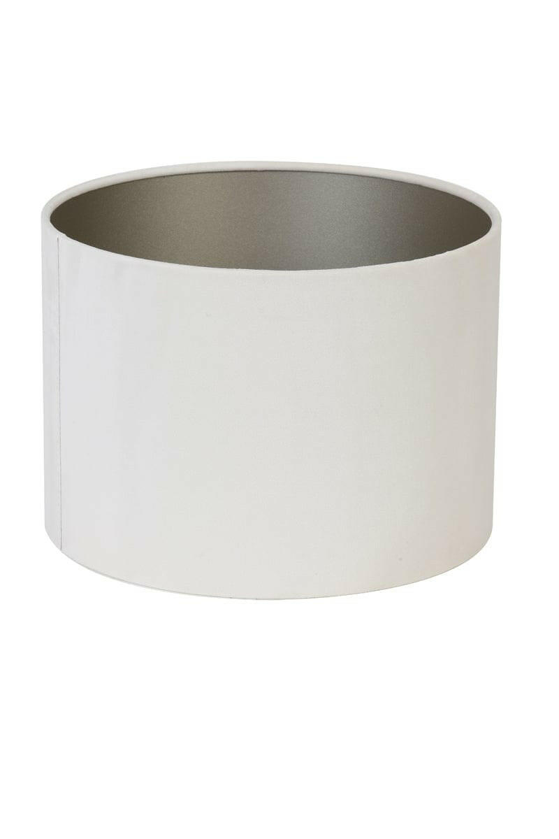 Light & Living Lighting Shade cylinder 30-30-21 cm VELOURS off white House of Isabella UK