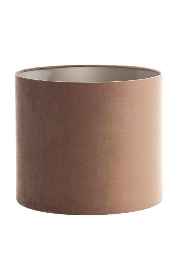 Light & Living Lighting Shade cylinder 35-35-30 cm VELOURS chocolate brown House of Isabella UK