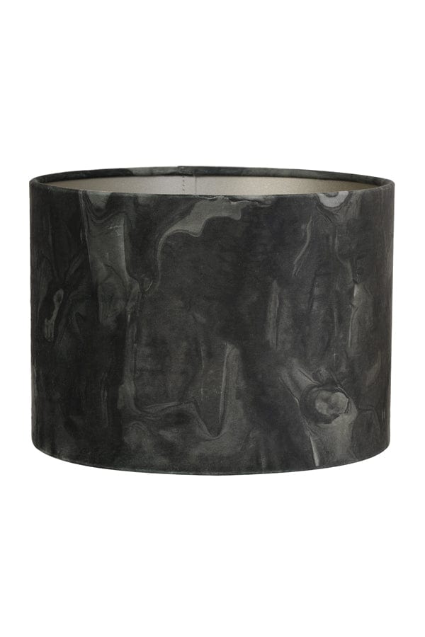 Light & Living Lighting Shade cylinder 40-40-30 cm MARBLE dark green House of Isabella UK