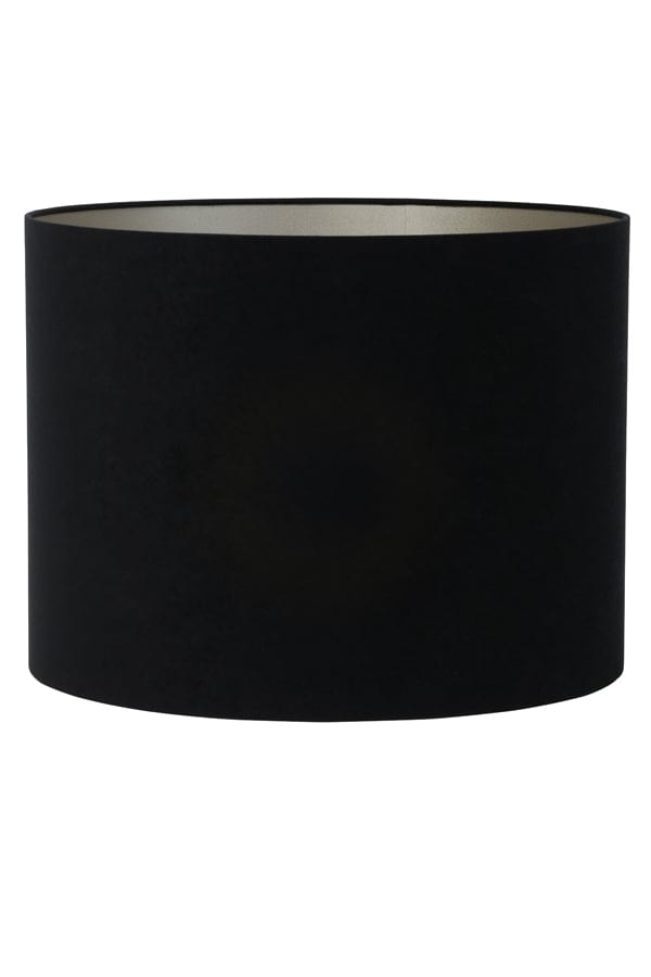 Light & Living Lighting Shade cylinder 40-40-30 cm VELOURS black-taupe House of Isabella UK