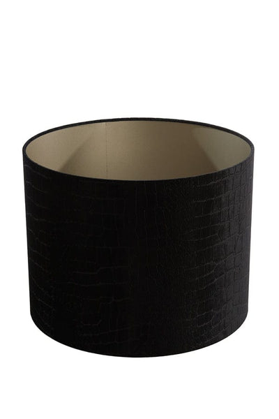 Light & Living Lighting Shade cylinder 50-50-38 cm PRAYA black House of Isabella UK