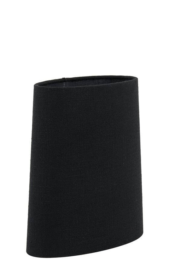 Light & Living Lighting Shade ellips slim high 25-21-28 cm LIVIGNO black House of Isabella UK