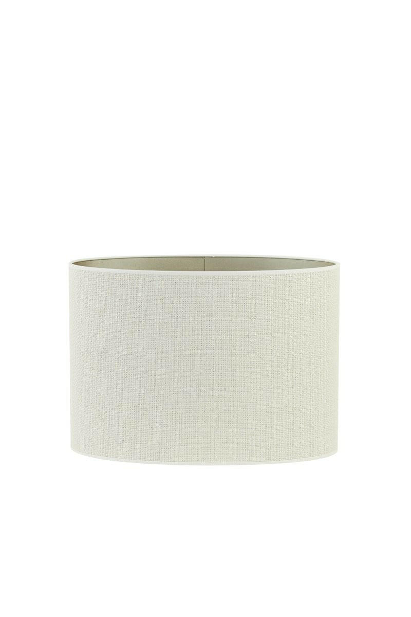 Light & Living Lighting Shade oval straight slim 45-21-32 cm SAVERNA egg white House of Isabella UK