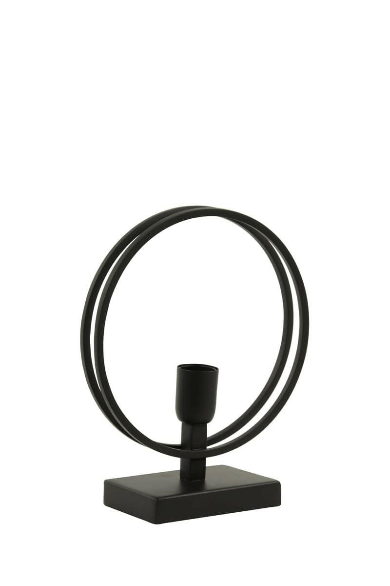 Light & Living Lighting Table lamp 25x10x30 cm RUDRA matt black House of Isabella UK