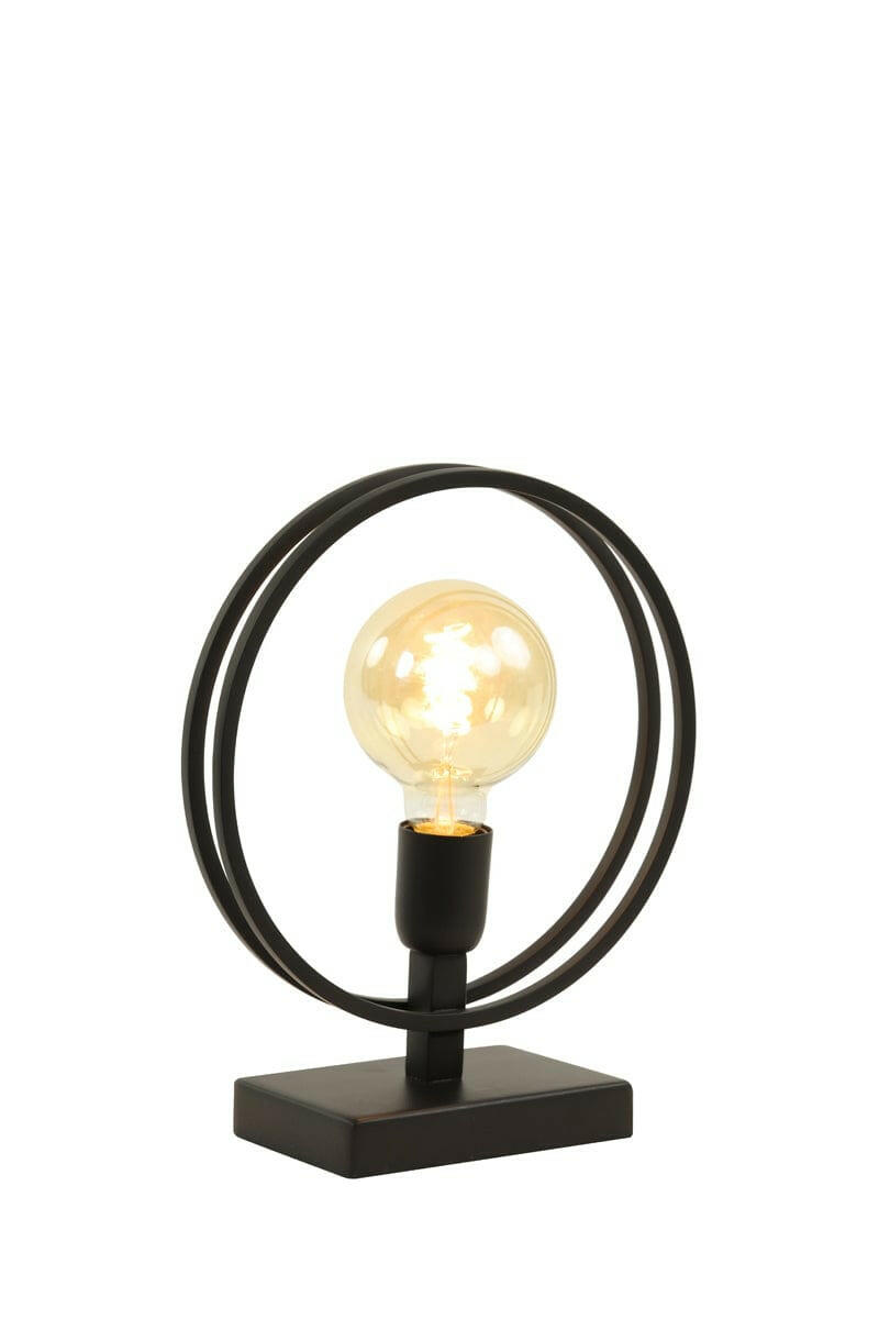 Light & Living Lighting Table lamp 25x10x30 cm RUDRA matt black House of Isabella UK