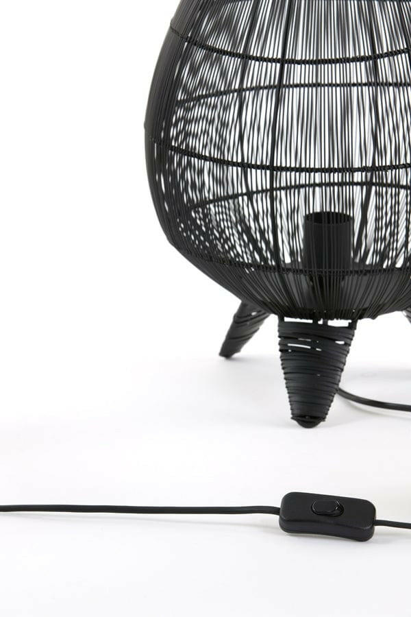 Light & Living Lighting Table lamp 28x37 cm YUMI matt black House of Isabella UK