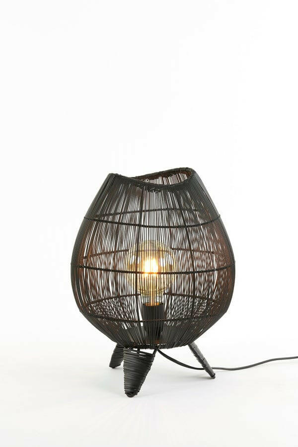 Light & Living Lighting Table lamp 28x37 cm YUMI matt black House of Isabella UK