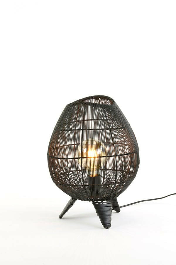 Light & Living Lighting Table lamp 28x37 cm YUMI matt black House of Isabella UK