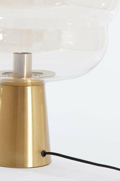 Light & Living Lighting Table lamp 45x64 cm MISTY glass amber+gold House of Isabella UK