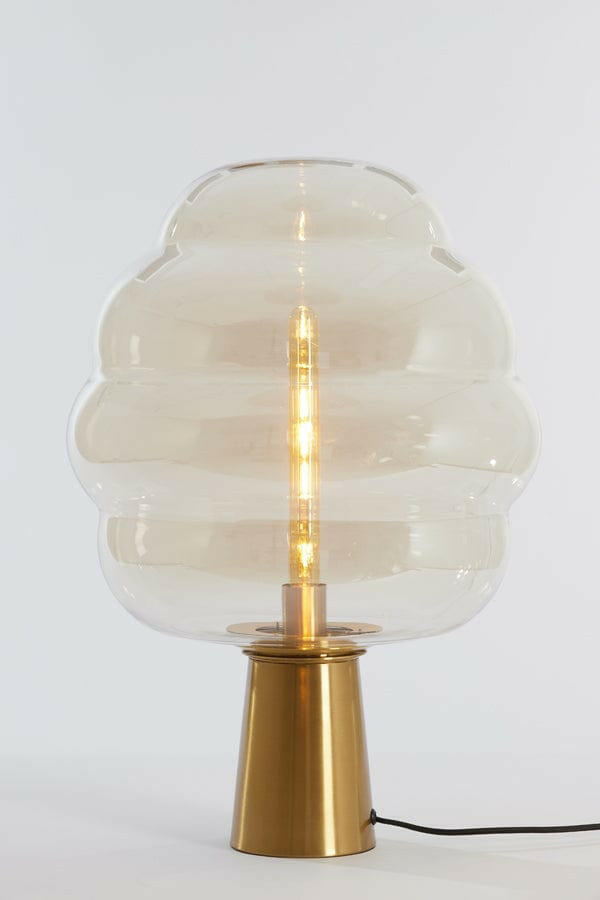 Light & Living Lighting Table lamp 45x64 cm MISTY glass amber+gold House of Isabella UK