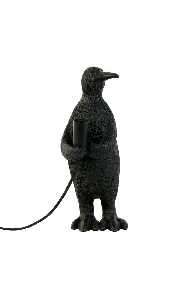 Light & Living Lighting Table lamp E14 16x13x34 cm PENGUIN matt black House of Isabella UK