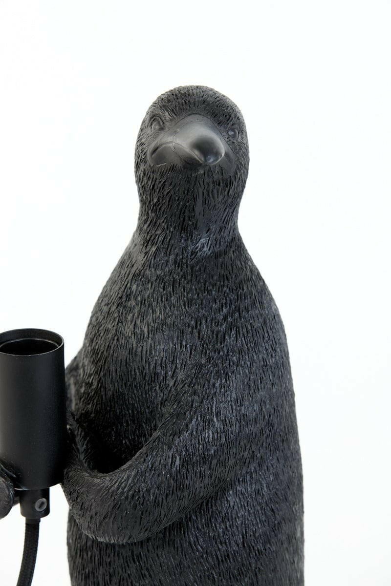 Light & Living Lighting Table lamp E14 16x13x34 cm PENGUIN matt black House of Isabella UK