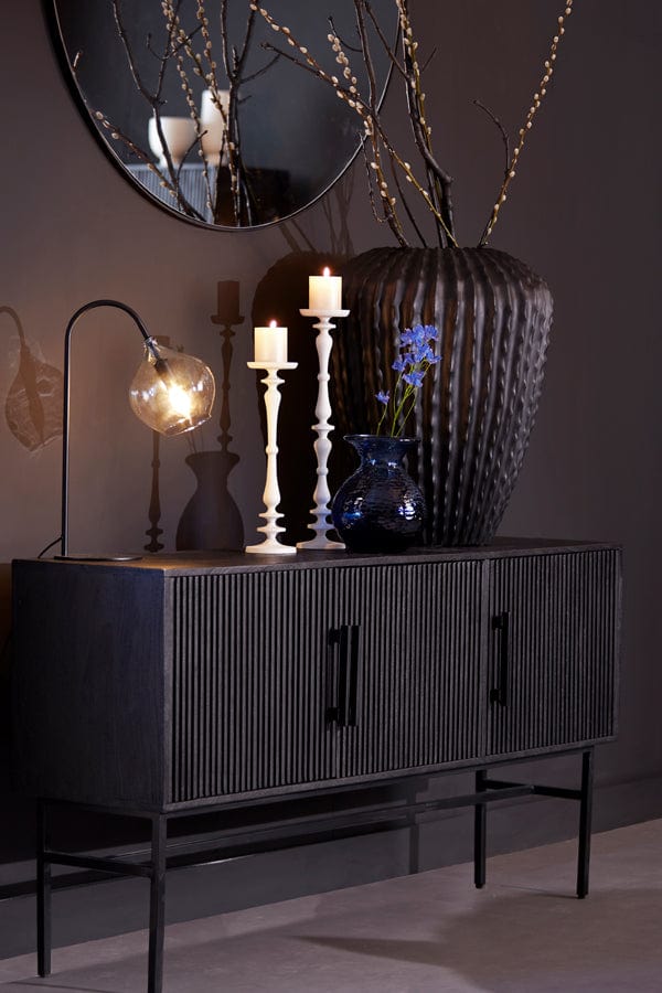 Light & Living Lighting Table lamp E14 28x17x50,5 cm RAKEL matt black+clear House of Isabella UK