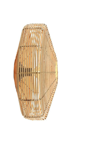 Light & Living Lighting Wall lamp 51x21 cm MATAKA rattan natural House of Isabella UK