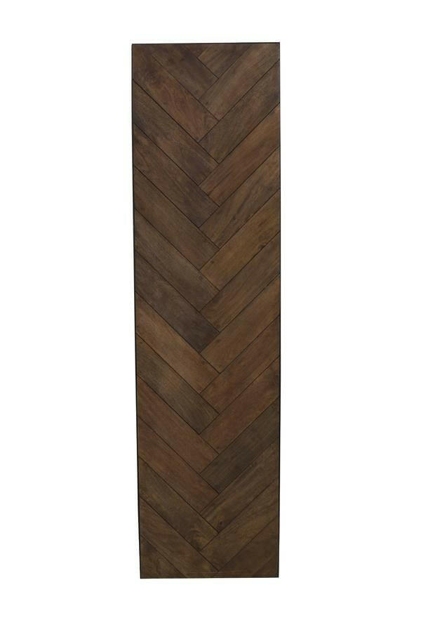 Console 150x40x70 cm CHISA wood brown-black  | OUTLET.