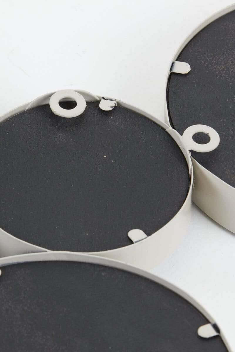 Mirror 127x3,5x64,5 cm CIELO circles grey - SMALL DENTS | OUTLET.