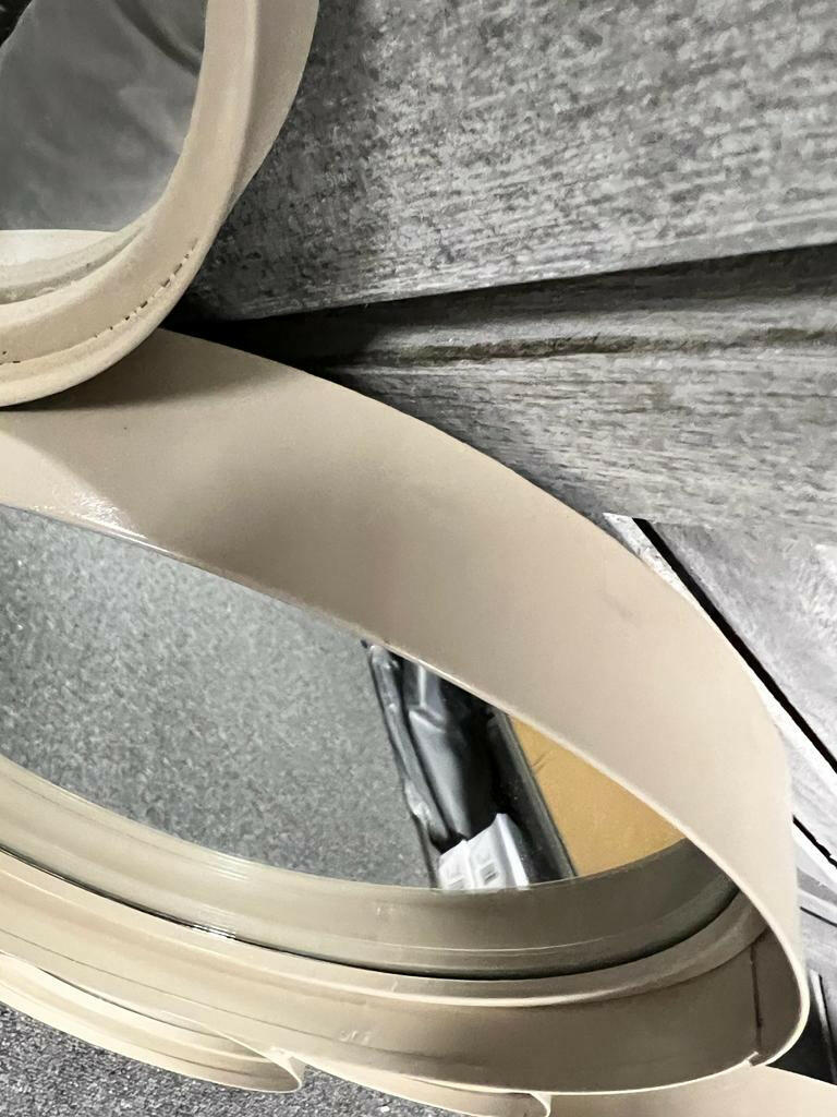 Mirror 127x3,5x64,5 cm CIELO circles grey - SMALL DENTS | OUTLET.