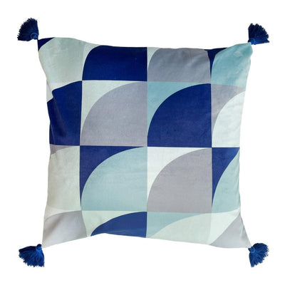 Malini Accessories Malini Akira Blue Cushion House of Isabella UK