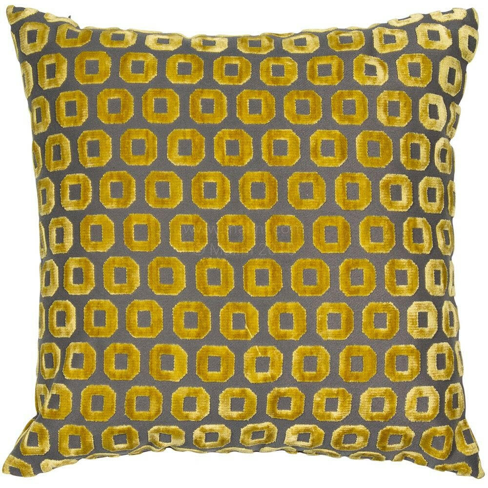 Malini Accessories Malini Bentley Mustard Cushion House of Isabella UK