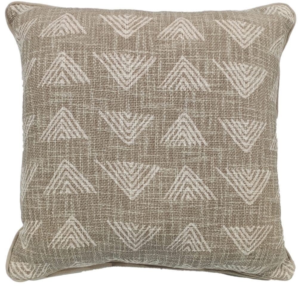 Malini Bly Taupe Cushion.