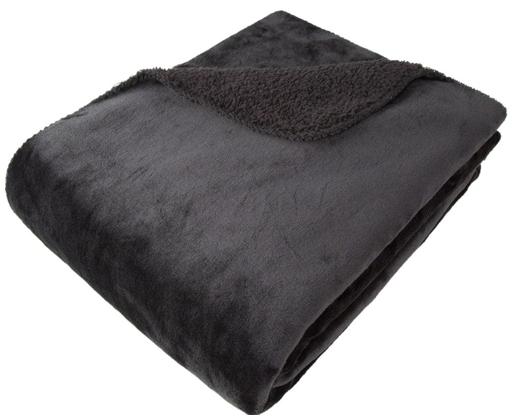 Malini Cosy Black Throw.