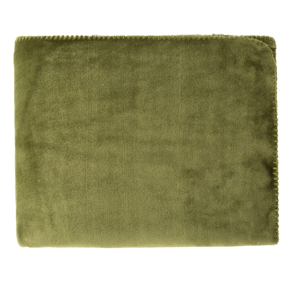 Malini Cosy Olive Throw.