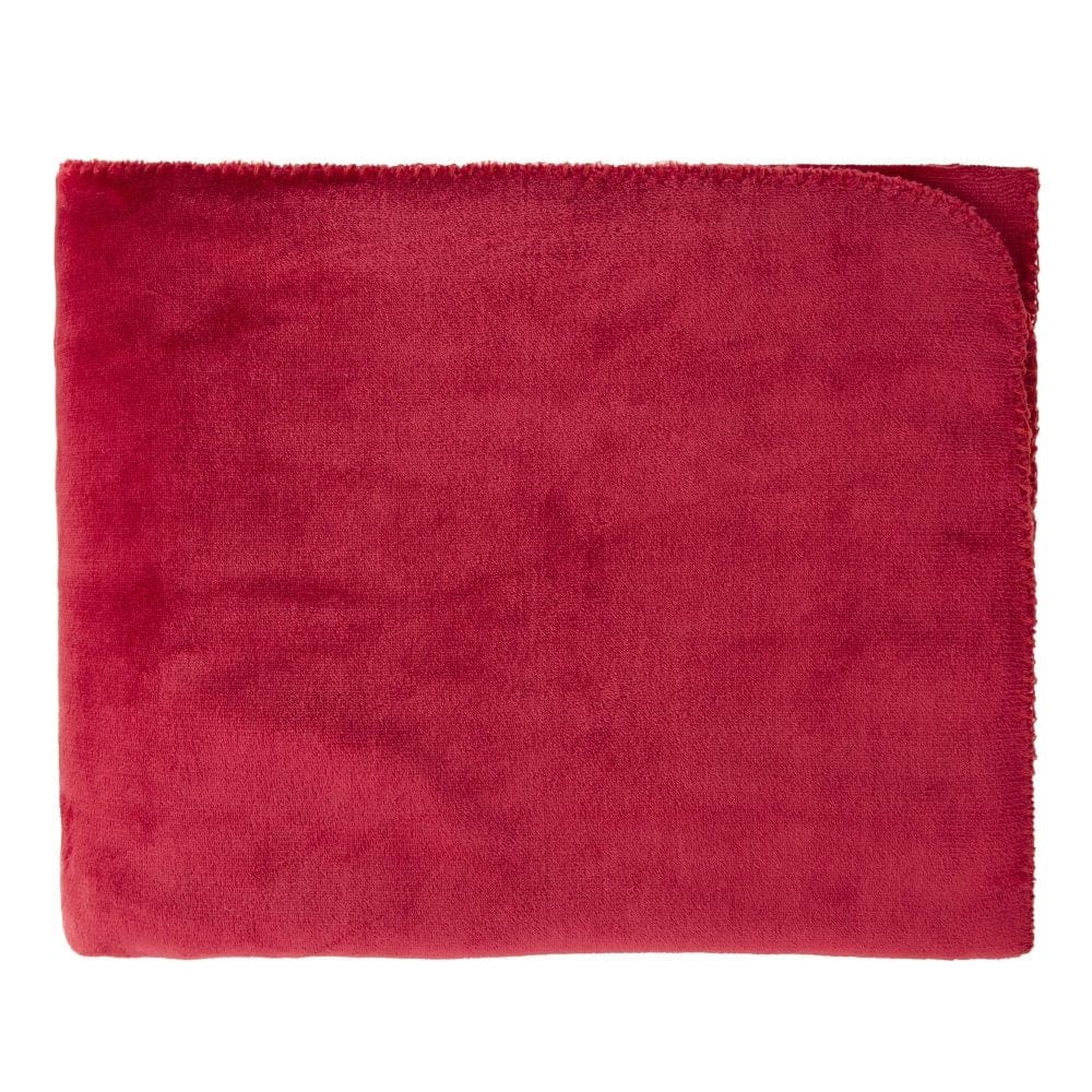 Malini Accessories Malini Cosy Scarlet Throw House of Isabella UK