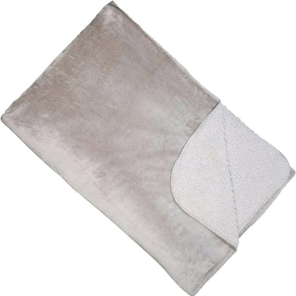 Malini Cosy Silver Throw.