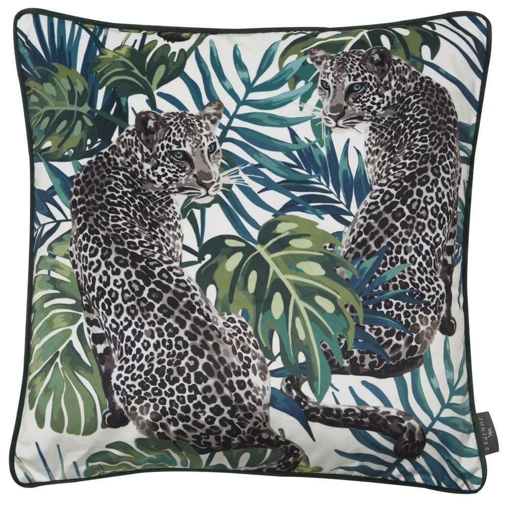 Malini Juniper Leopard-Love Cushion.