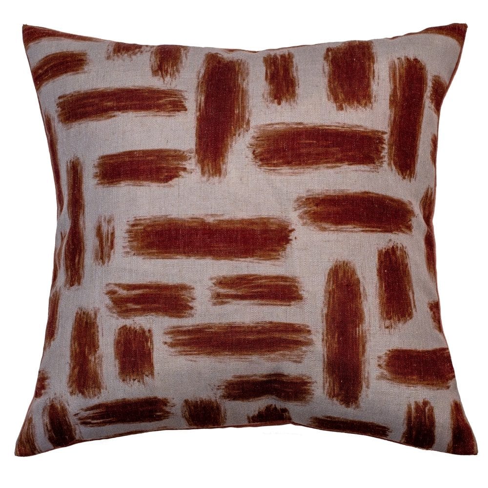 Malini Kentish Rust Cushion.