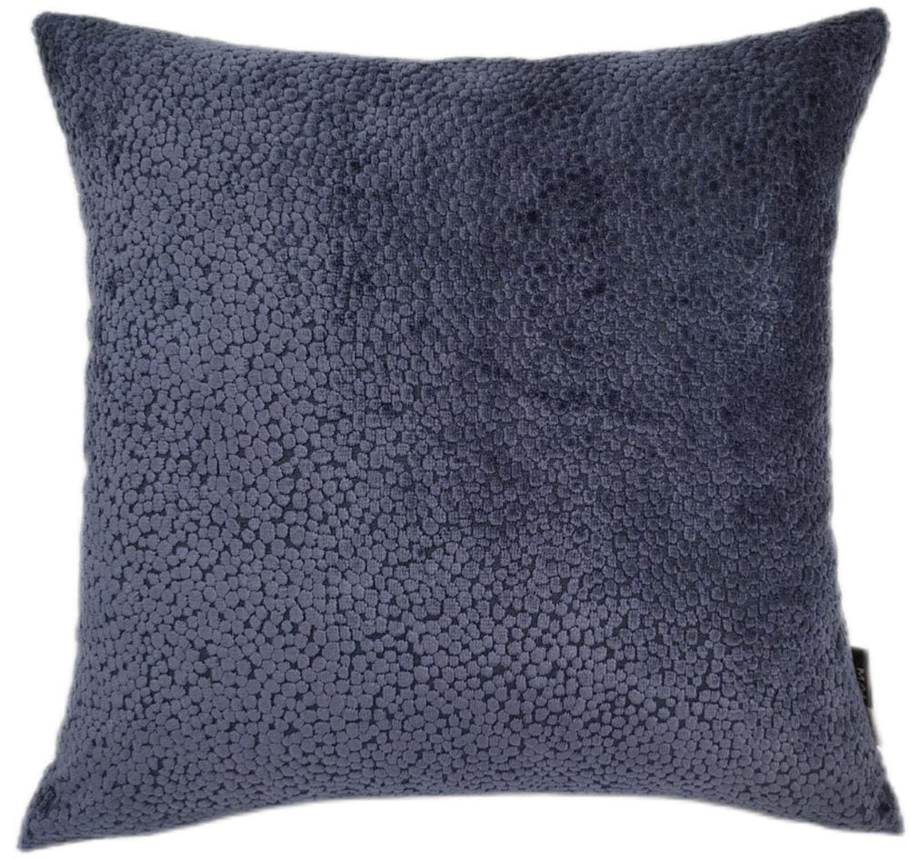 Malini Large Bingham Navy Cushion.
