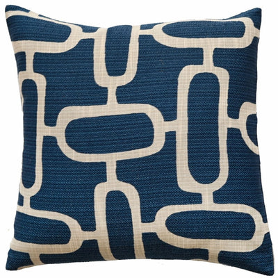 Malini Accessories Malini Large Edison Blue Cushion House of Isabella UK