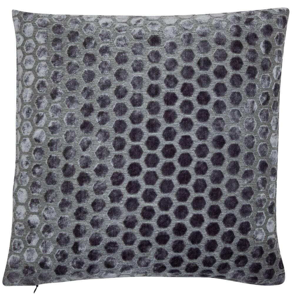 Malini Large Jorvik Slate Cushion.