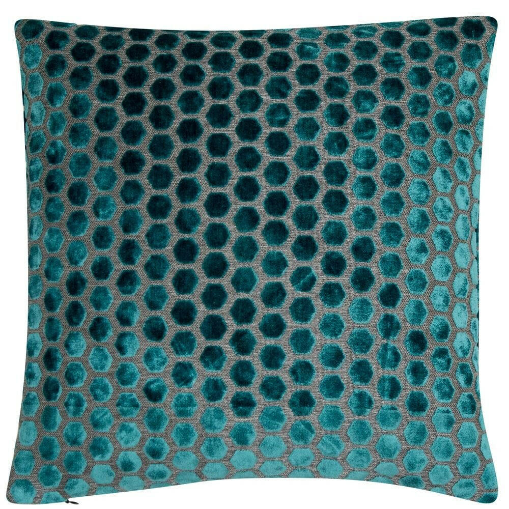 Malini Large Jorvik Teal Cushion.