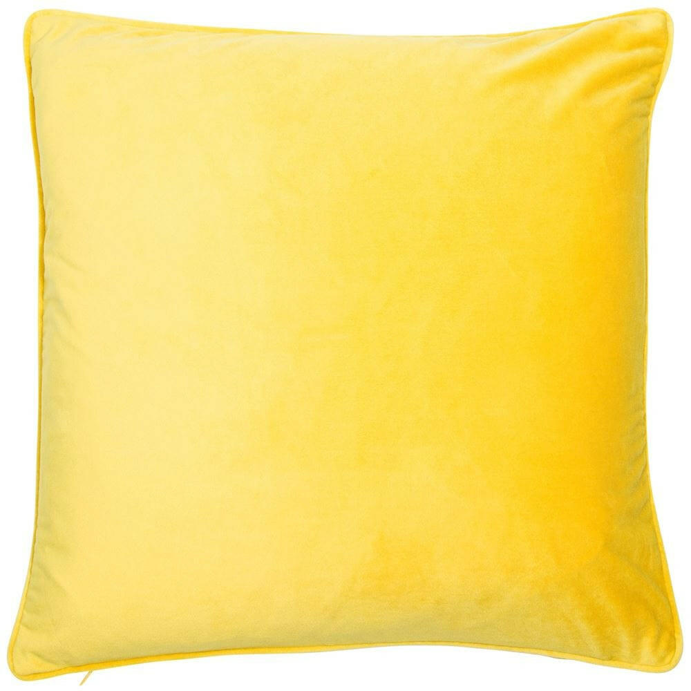 Malini Large Luxe Mustard Cushion.