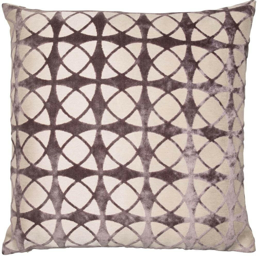 Malini Large Spiral Grey Cushion.