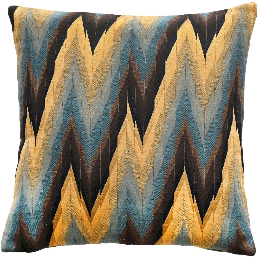 Malini Lightning Blue Cushion.