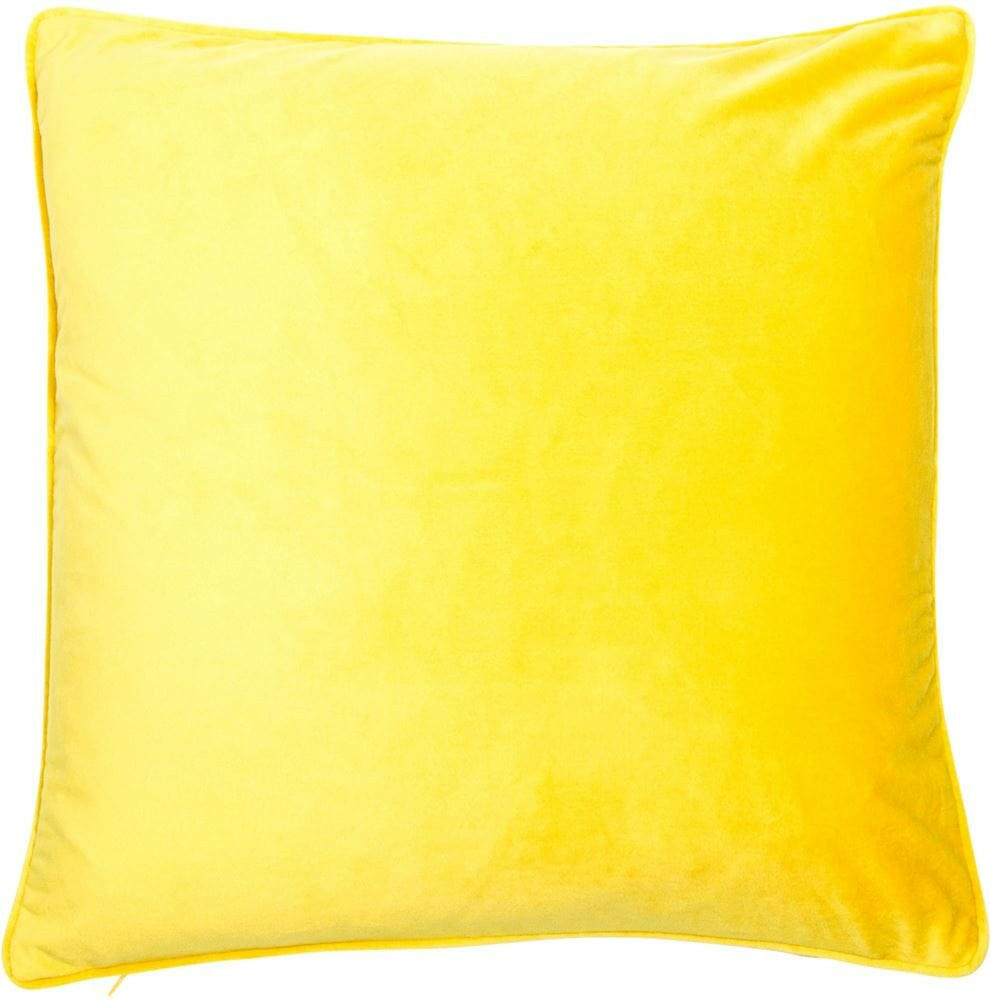 Malini Luxe Mustard Cushion.