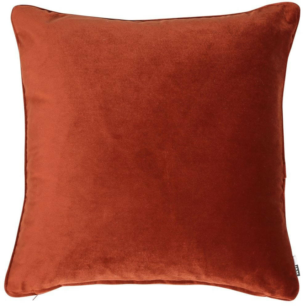 Malini Luxe Paprika Cushion.