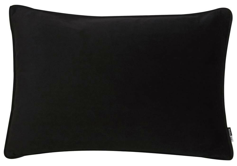 Malini Luxe Rectangle Black Cushion.