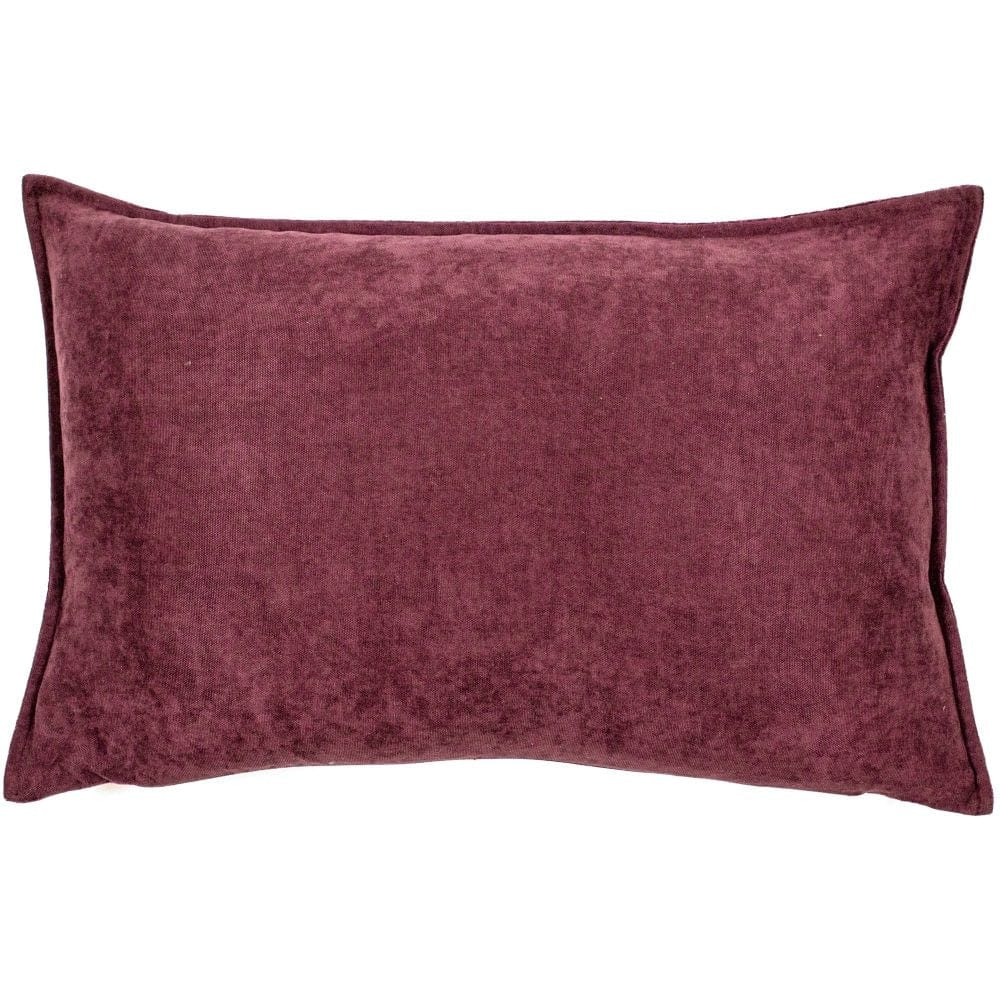Malini Rectangle Noblis Aubergine Cushion.