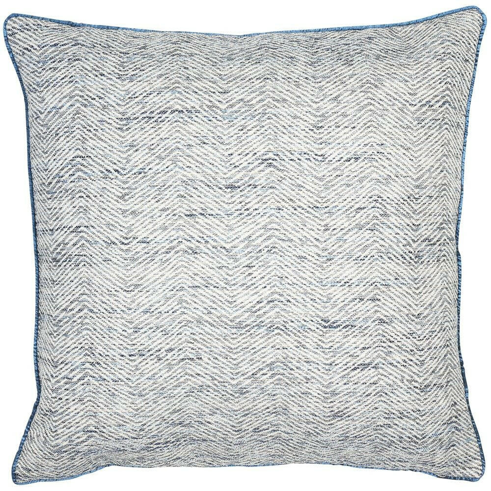 Malini Ripple Navy Cushion.